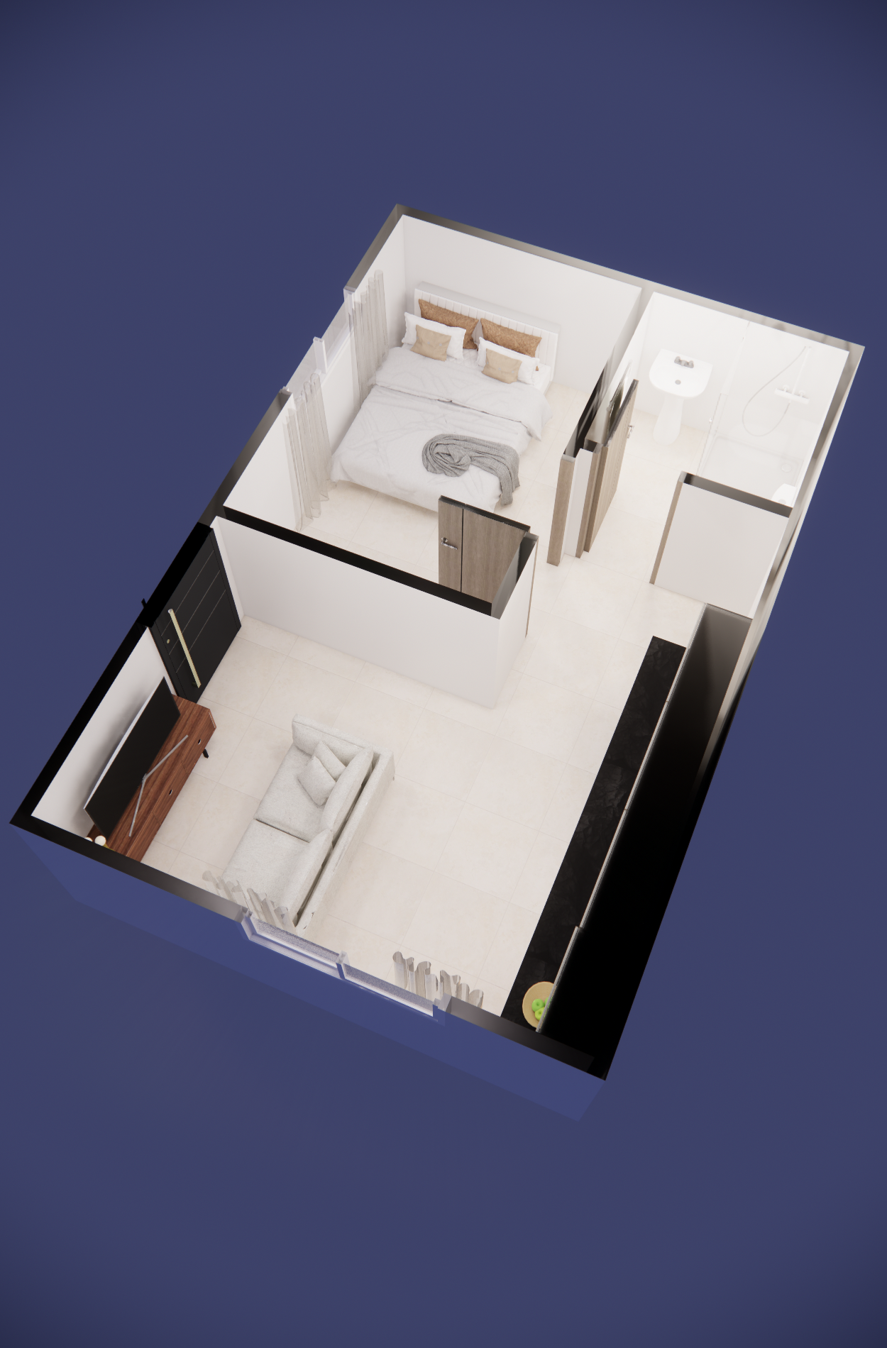 REF24-001 — Structure légère galvanisée 24 m²