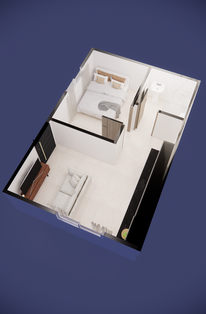 REF24-001 — Structure légère galvanisée 24 m²