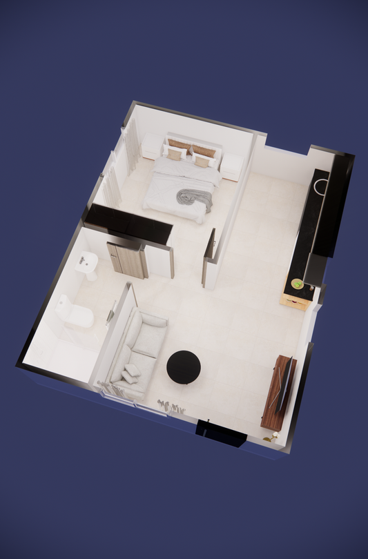 REF34-001 — Structure légère galvanisée 34 m²