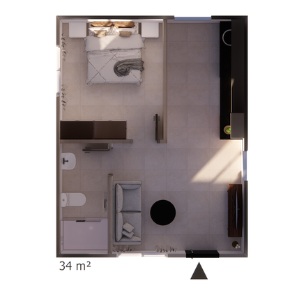 REF34-001 — Structure légère galvanisée 34 m²