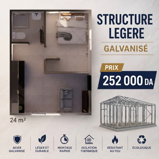 Structure de 24 m²